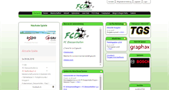 Desktop Screenshot of fcdiessenhofen.ch