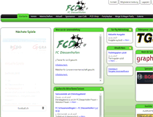 Tablet Screenshot of fcdiessenhofen.ch